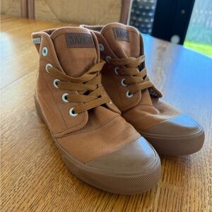 BANGS Women's Brown High-Top Sneakers